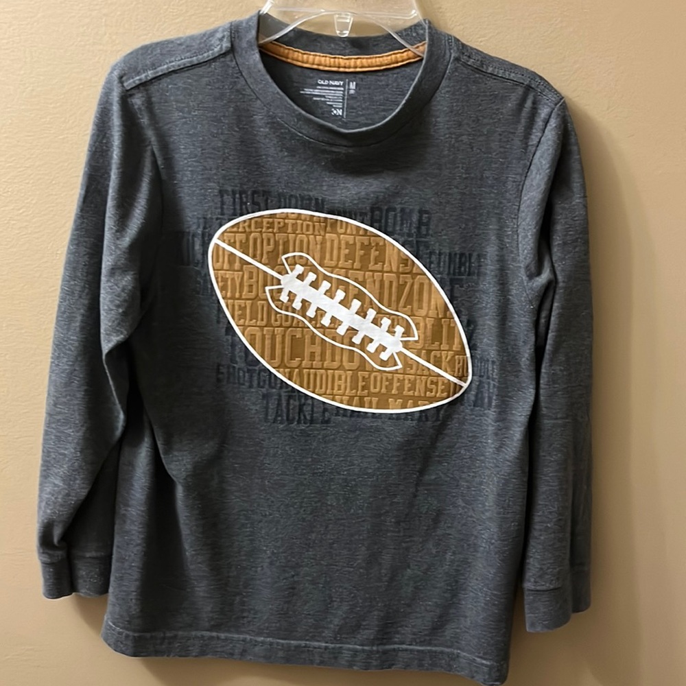Old Navy Boys Kids Long Sleeve Football Shirt Size M 8